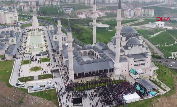 Cumhurbaşkanı Erdoğan Büyük Ankara Camisinin açılışını yaptı