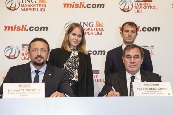 Misli.comdan Türk basketboluna dev destek  TBF ile iş birliği anlaşması imzalandı...