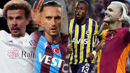Beşiktaş, Fenerbahçe, Galatasaray ve Trabzonspor'u bekleyen tehlike! 112 milyon euro'luk 26 isim...