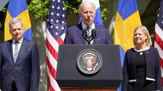 ABD'de NATO üyeliği buluşması! Biden'dan Finlandiya ve İsveç açıklaması!