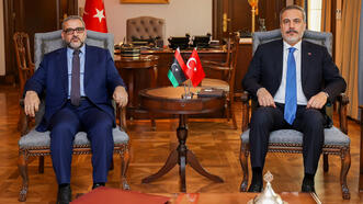 Bakan Fidan, Libya Yüksek Devlet Konseyi Başkanı ile görüştü
