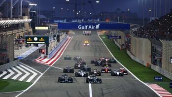 F1'de son sürat heyecan: Bahreyn