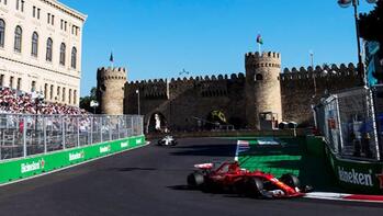 F1'de heyecan Azerbaycan'da devam edecek