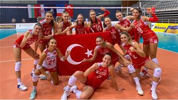 Türkiye 19 Yaş Altı Kız Voleybol Milli Takımı, Avrupa şampiyonu oldu!