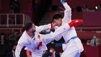 Milli karateci Uğur Aktaş, bronz madalya kazandı