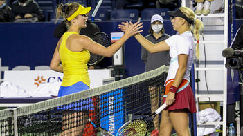 Ukraynalı Elina Svitolina ile Rus Anastasia Potapova'nın maçında ilginç olaylar!