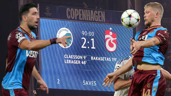 Kopenhag - Trabzonspor maçı, Türk futbol tarihinde bir ilki yaşattı