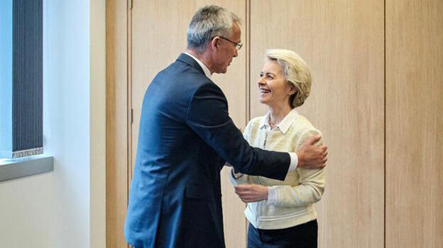Stoltenberg, Avrupa Komisyonu Başkanı Leyen ile görüştü