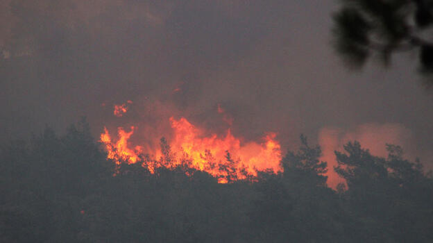 Muğla Marmaris'te orman yangını! 20 helikopter ve 14 uçak ile müdahale sürüyor: Bakanlar bölgede...