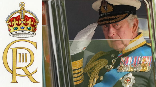 İngiltere'de yeni Kral 3. Charles ile kraliyet sembolü 70 yıl sonra değişti!