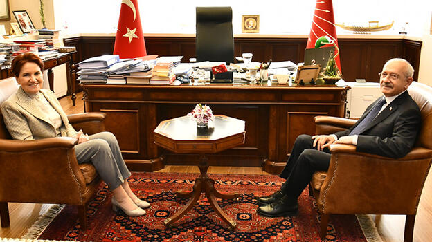 Akşener, Kılıçdaroğlu'nu ziyaret etti