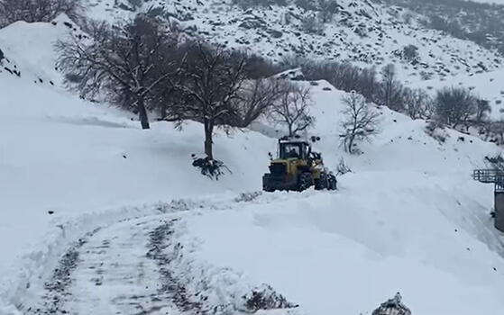 Şırnak'ta 20 köy ve 8 mezra yolu kardan kapandı
