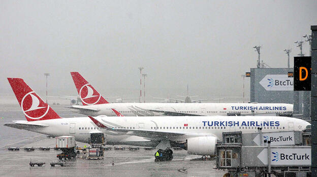 İstanbul'da kar alarmı! THY son dakika duyurdu: Seferler iptal edildi