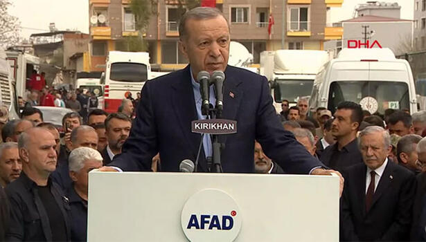Cumhurbaşkanı Erdoğan: Hatay'da 183 bin konut, 15 bin köy evi yapmayı planlıyoruz