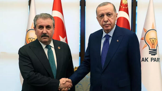 Cumhurbaşkanı Erdoğan, BBP Genel Başkanı Destici görüşmesi başladı