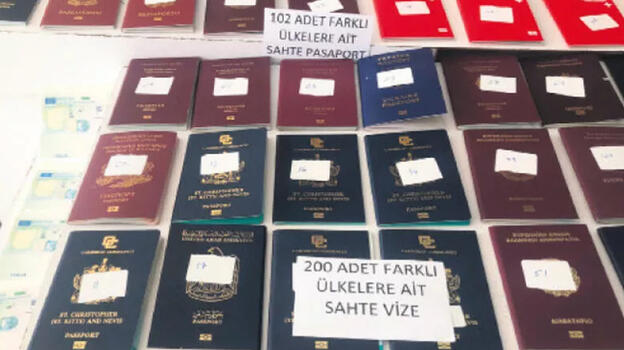 Kusursuz pasaport basan çete iş başında basıldı