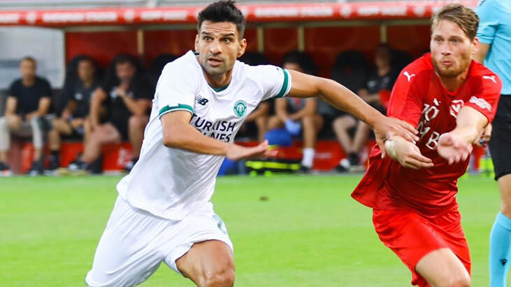 Konyaspor, Konferans Ligi'nde avantajı son dakikada yakaladı