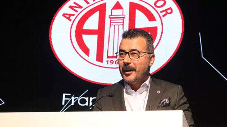Antalyaspor'da başkan Aziz Çetin, görevinden istifa etti