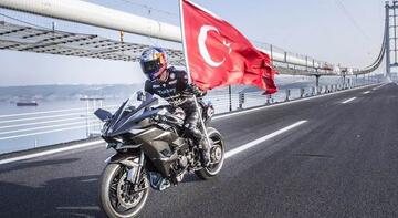 Kenan Sofuoğlu, Osmangazi Köprüsü'nde rekoru kırdı!