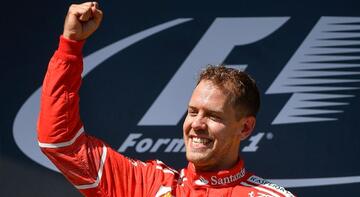 Macaristan'da kazanan Sebastian Vettel