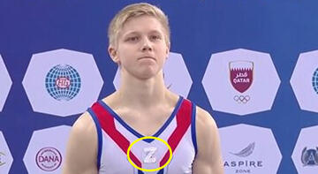Rus sporcu 'Z' yazılı mayo giyince büyük tepki çekti