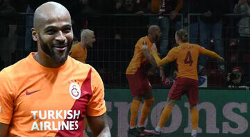 Galatasaray - Barcelona maçına damga vurdu! Marcao sevinçten çıldırdı! Bayrağı kırdı