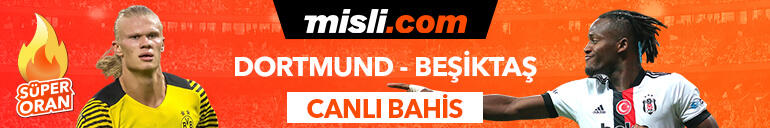 Borussia Dortmund - Beşiktaş maçı Tek Maç ve Canlı Bahis seçenekleriyle Misli.com’da