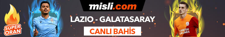 Lazio - Galatasaray maçı Tek Maç ve Canlı Bahis seçenekleriyle Misli.com’da
