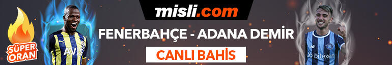 Fenerbahçe - Adana Demirspor maçı Tek Maç ve Canlı Bahis seçenekleriyle Misli.com’da