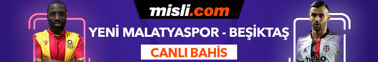 Yeni Malatyaspor - Beşiktaş maçı Tek Maç ve Canlı Bahis seçenekleriyle Misli.com’da