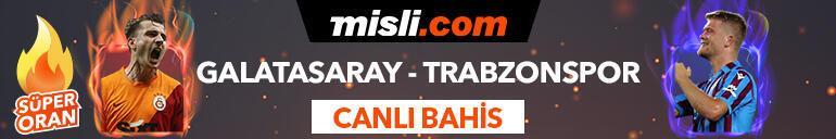 Galatasaray - Trabzonspor maçı Tek Maç ve Canlı Bahis seçenekleriyle Misli.com’da
