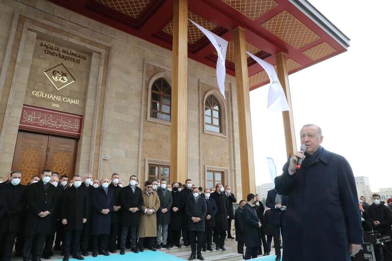 Cumhurbaşkanı Erdoğan Gülhane Camiinin açılışını yaptı