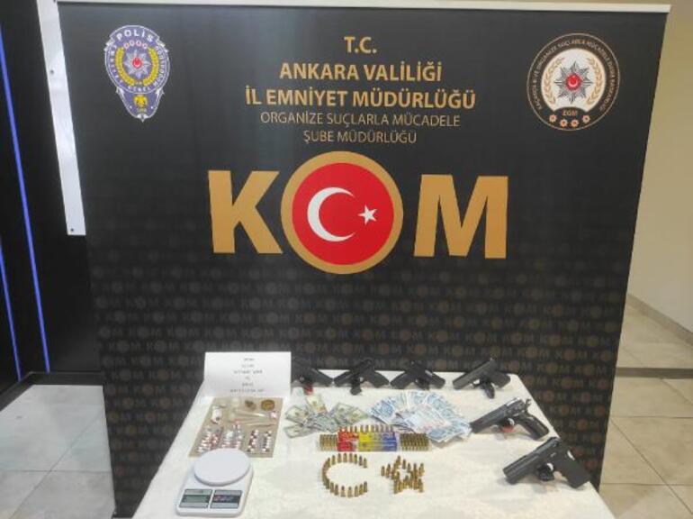 Ankarada suç örgütüne operasyon: 10 gözaltı