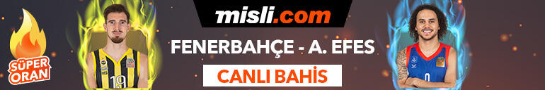 Fenerbahçe Beko - Anadolu Efes maçı Tek Maç ve Canlı Bahis seçenekleriyle Misli.com’da