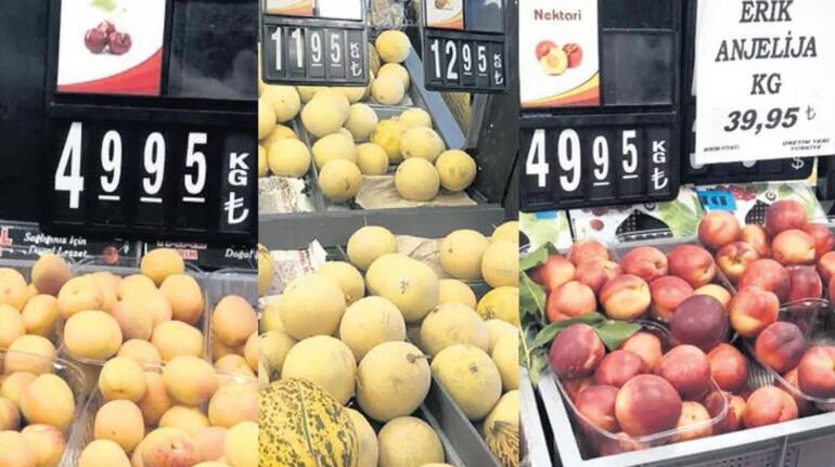 Yüksek meyve fiyatları dikkat çekiyor Kilosu 69 liraya kadar çıktı...
