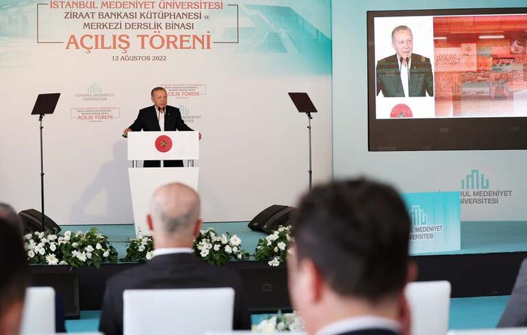 Türkiyenin en büyük üniversite kütüphanesi açıldı Cumhurbaşkanı Erdoğan: 3 bin kişiye hizmet verecek