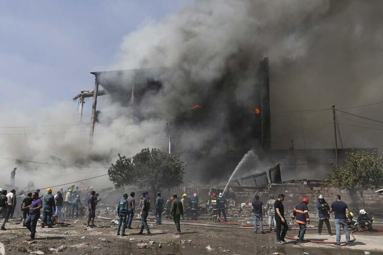 Ermenistan patlama ile sarsıldı Erivanda alışveriş merkezi havaya uçtu...