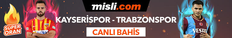 Kayserispor - Trabzonspor maçı Tek Maç ve Canlı Bahis seçenekleriyle Misli.com’da