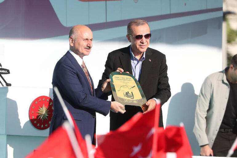 Pendik-Sabiha Gökçen metrosu açıldı Cumhurbaşkanı Erdoğan: Eli İstanbulda gözü başka yerde olanların eksiğini biz tamamlıyoruz