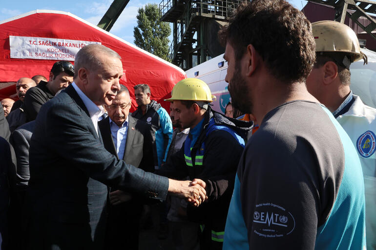 Cumhurbaşkanı Erdoğan maden bölgesinde Can kaybı 41e yükseldi