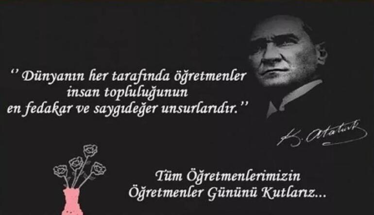 Resimli 24 Kasım Öğretmenler Günü mesajları Atatürk sözlü, uzun-kısa, anlamlı, en güzel öğretmenler günü mesajları ve sözleri