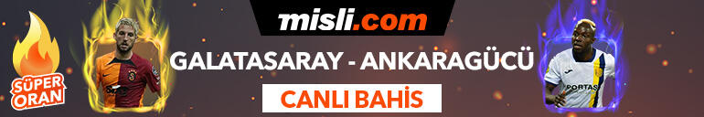 Galatasaray, - Ankaragücü maçı Tek Maç ve Canlı Bahis seçenekleriyle Misli.com’da