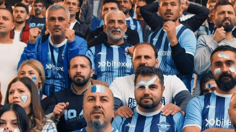 Montella ve 8 futbolcu kamera karşısına geçti Adana Demirsporda reklam filmi çekildi