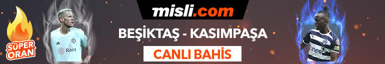 Beşiktaş - Kasımpaşa maçı Tek Maç ve Canlı Bahis seçenekleriyle Misli.com’da