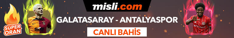 Galatasaray - Antalyaspor maçı Tek Maç ve Canlı Bahis seçenekleriyle Misli.com’da