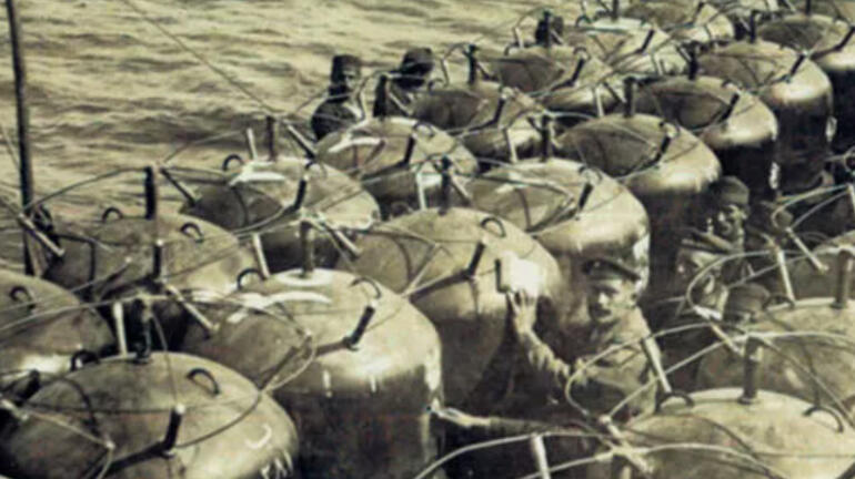 Çanakkaleyi yenilmez yapan mayınlar ilk kez görüntülendi Görevinin büyüklüğü nedeniyle şehit kabul edildi