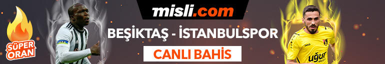 Beşiktaş - İstanbulspor maçı Tek Maç ve Canlı Bahis seçenekleriyle Misli.com’da